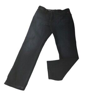 Lee Jeans Women's Size 10 Short Mid Rise Straight Leg Dark Wash Pants